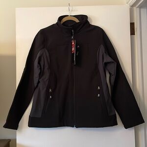 NWT CB Sports Women’s XL Soft Shell Water Resistant Full Zip Jacket